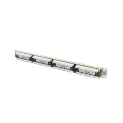 PATCH PANEL 24 PORT 1U 19" CAT.6 UTP GREY LANBERG