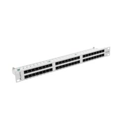 PATCH PANEL 48 PORT 1U 19" CAT.5E UTP GREY LANBERG