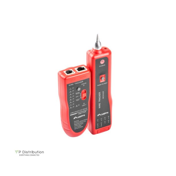 NETWORK LAN TESTER RJ45, RJ12, RJ11, COAXIAL CABLE WITH WIRE TRACKER AND IDENTIFIER LANBERG