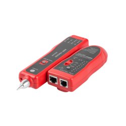 NETWORK LAN TESTER RJ45, RJ12, RJ11, COAXIAL CABLE WITH WIRE TRACKER AND IDENTIFIER LANBERG