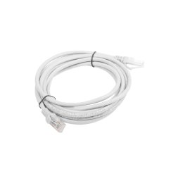 PATCHCORD CAT.5E UTP 3M GREY FLUKE PASSED LANBERG