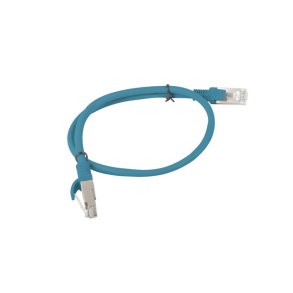 PATCHCORD CAT.5E UTP 0.5M BLUE FLUKE PASSED LANBERG