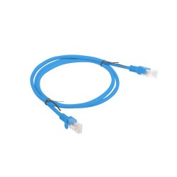 PATCHCORD CAT.5E UTP 1M BLUE FLUKE PASSED LANBERG