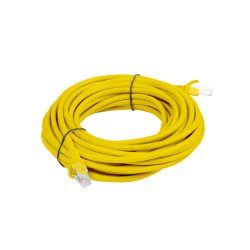 PATCHCORD CAT.5E UTP 5M YELLOW FLUKE PASSED LANBERG