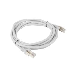 PATCHCORD CAT.5E FTP 2M GREY FLUKE PASSED LANBERG