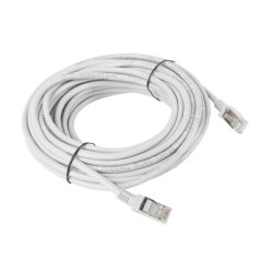 PATCHCORD CAT.5E FTP 10M GREY FLUKE PASSED LANBERG