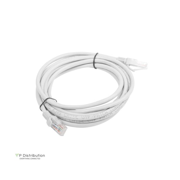 PATCHCORD CAT.6 UTP 3M GREY FLUKE PASSED LANBERG
