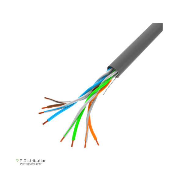 LAN CABLE 100MB/S 305M SOLID CCA GREY LANBERG