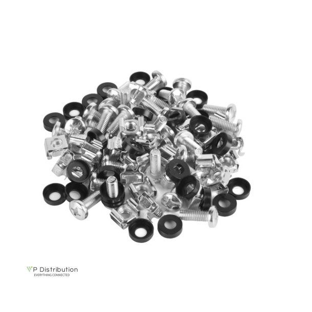 19" MOUNTING SCREWS SET (BASKET, WASHER, SCREW) LANBERG 20 PCS