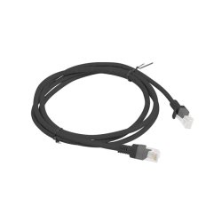 PATCHCORD CAT.5E UTP 1.5M BLACK FLUKE PASSED LANBERG
