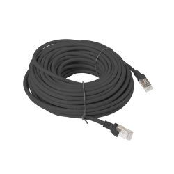 PATCHCORD CAT.5E UTP 20M BLACK FLUKE PASSED LANBERG