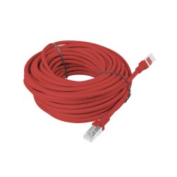 PATCHCORD CAT.5E UTP 15M RED FLUKE PASSED LANBERG