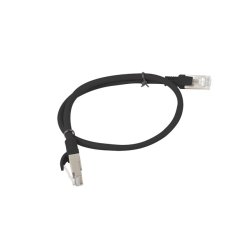 PATCHCORD CAT.6 UTP 0.5M BLACK FLUKE PASSED LANBERG