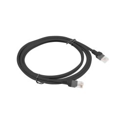 PATCHCORD CAT.6 UTP 2M BLACK FLUKE PASSED LANBERG