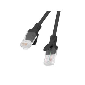 PATCHCORD CAT.6 UTP 5M BLACK FLUKE PASSED LANBERG