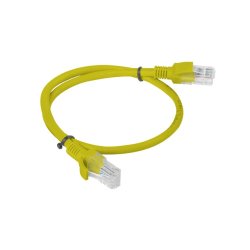 PATCHCORD CAT.6 UTP 0.5M YELLOW FLUKE PASSED LANBERG