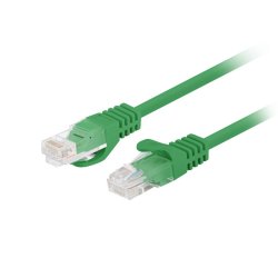 PATCHCORD CAT.6 UTP 0.25M GREEN FLUKE PASSED LANBERG