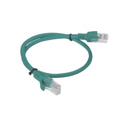 PATCHCORD CAT.6 UTP 0.5M GREEN FLUKE PASSED LANBERG