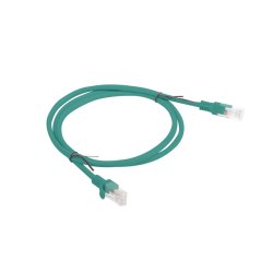PATCHCORD CAT.6 UTP 1M GREEN FLUKE PASSED LANBERG