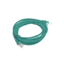 PATCHCORD CAT.6 UTP 3M GREEN FLUKE PASSED LANBERG