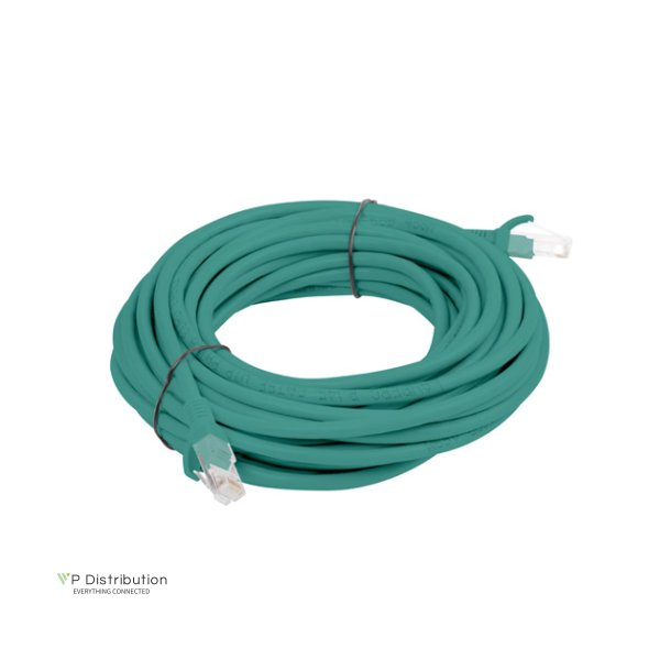 PATCHCORD CAT.6 UTP 5M GREEN FLUKE PASSED LANBERG