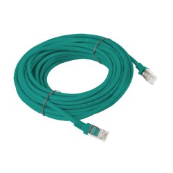 PATCHCORD CAT.6 UTP 10M GREEN FLUKE PASSED LANBERG