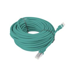 PATCHCORD CAT.6 UTP 15M GREEN FLUKE PASSED LANBERG