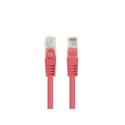 PATCHCORD CAT.6 UTP 0.25M RED FLUKE PASSED LANBERG