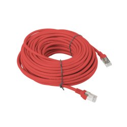 PATCHCORD CAT.6 UTP 20M RED FLUKE PASSED LANBERG