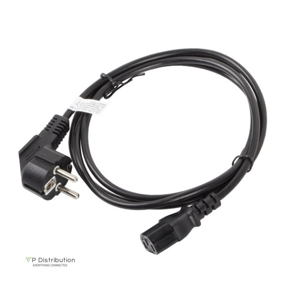 CEE 7/7->IEC 320 C13 POWER CORD 1.8M BLACK LANBERG
