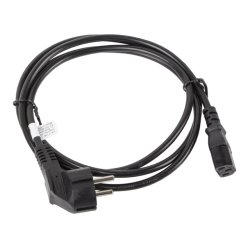 CEE 7/7->IEC 320 C13 POWER CORD 1.8M VDE BLACK LANBERG