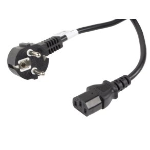CEE 7/7->IEC 320 C13 POWER CORD 10M VDE BLACK LANBERG