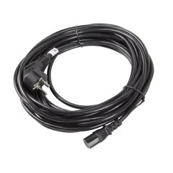 CEE 7/7->IEC 320 C13 POWER CORD 10M VDE BLACK LANBERG