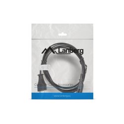 CEE 7/16->IEC 320 C7 EURO (RADIO) POWER CORD 1.8M BLACK LANBERG