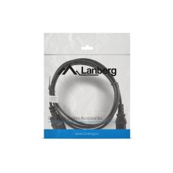 IEC 320 C13->C14 CABLE 1.8M BLACK LANBERG