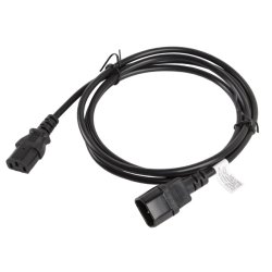 IEC 320 C13->C14 CABLE 1.8M VDE BLACK LANBERG