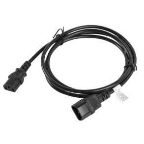 IEC 320 C13->C14 CABLE 1.8M VDE BLACK LANBERG