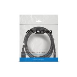 IEC 320 C13->C14 CABLE 5M VDE BLACK LANBERG