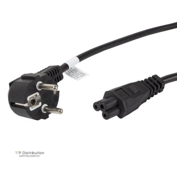 CEE 7/7 (MICKEY)->IEC 320 C5 POWER CORD 1.8M VDE BLACK LANBERG