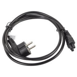 CEE 7/7 (MICKEY)->IEC 320 C5 POWER CORD 1.8M VDE BLACK LANBERG