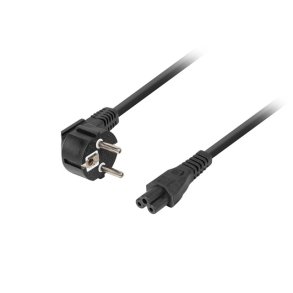 CEE 7/7 (MICKEY)->IEC 320 C5 POWER CORD 3M VDE BLACK LANBERG