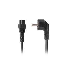 CEE 7/7 (MICKEY)->IEC 320 C5 POWER CORD 3M VDE BLACK LANBERG