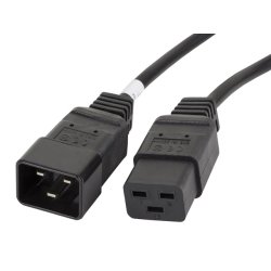 IEC 320 C19->C20 CABLE 1.8M VDE BLACK LANBERG