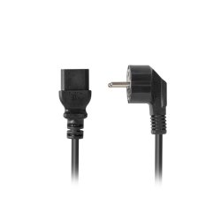 CEE 7/7->IEC 320 C19 POWER CORD 1.8M 16A VDE BLACK LANBERG