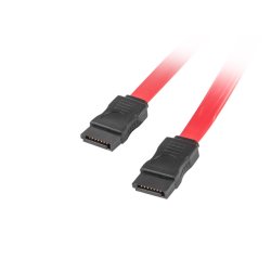 SATA DATA III (6GB/S) F/F CABLE 50CM RED LANBERG