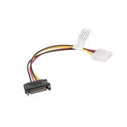 MOLEX(F)->SATA(M) CABLE 15CM LANBERG