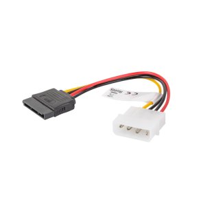 MOLEX(M)->SATA(F) CABLE 15CM LANBERG