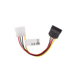 MOLEX(M)->SATA(F) CABLE 15CM LANBERG