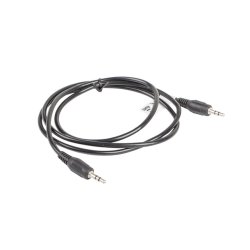 MINIJACK 3.5MM M/M 3 PIN CABLE 1.2M BLACK LANBERG