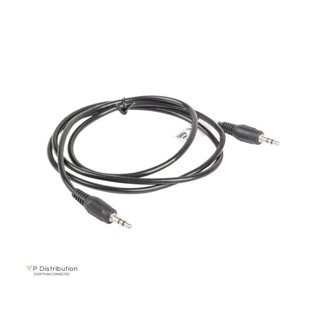 MINIJACK 3.5MM M/M 3 PIN CABLE 1.2M BLACK LANBERG